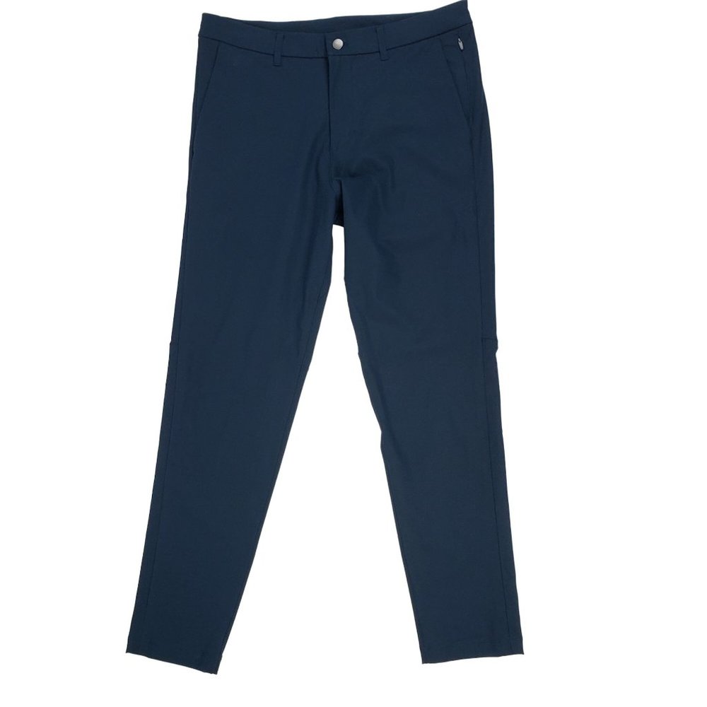 Lululemon Commission Classic-Fit Chino Pant Warpstreme Navy Men's 34x32 - Picture 2 of 10